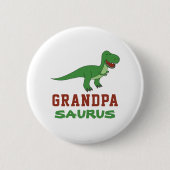 Dinosaur T-Rex Dino Granddad Abuelo Grandpasaurus Button (Vorderseite)
