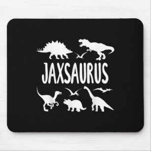 Dinosaur T Rex Dino Jax Jaxsaurus Boys Name Mousepad