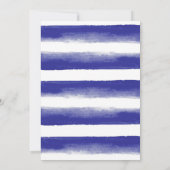 Dinosaur T-Rex Dino Mite Pool Bash Boy Blue Party Einladung (Rückseite)