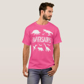 Dinosaur T Rex Dino Sawyer Sawyersaurus Boys Name T-Shirt (Vorne ganz)