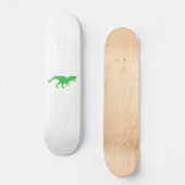 Dinosaur T-Rex - Farbe des Hintergrunds auswählen Skateboard (Vorderseite)