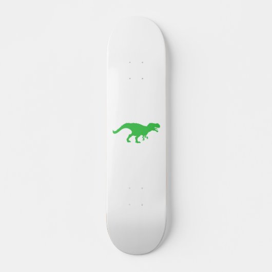 Dinosaur T-Rex - Farbe des Hintergrunds auswählen Skateboard (Vorne)