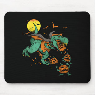 Dinosaur T Rex Funny Boo Halloween Boys Men Pumpki Mousepad