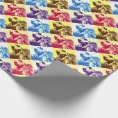 Dinosaur T-Rex Geschenkpapier (Ecke)