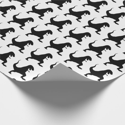 Dinosaur T-Rex Geschenkpapier (Ecke)