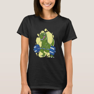 Dinosaur T-Rex hasst Burpees Fitness Gym Workout T-Shirt