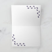 Dinosaur T-Rex in einem Party Hat Pink Happy Birth Karte (Innenseite)