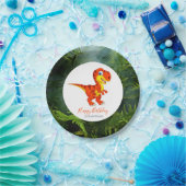Dinosaur T Rex Jungle Party Pappteller (Party)