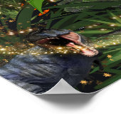 Dinosaur T-rex Jungs Meteor Dino Inseltiere Poster (Ecke)