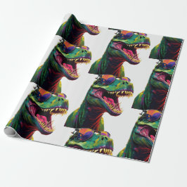 Dinosaur T Rex Jurassic Cool Geschenkpapier