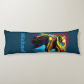 Dinosaur T Rex Jurassic Seitenschläferkissen (Rückseite)