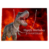 Dinosaur T Rex Jurassic World Große Geschenktüte (Vorderseite)