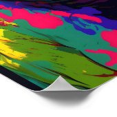 Dinosaur T Rex Jussica World Kids Poster (Ecke)