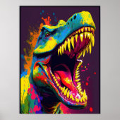 Dinosaur T Rex Jussica World Kids Poster (Vorne)