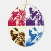 Dinosaur T-Rex Keramikornament (Links)
