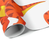 Dinosaur T Rex Kids Geschenkpapier (Rolleneckpunkt)