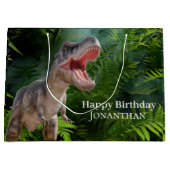 Dinosaur T Rex Kids Jurassic World Große Geschenktüte (Vorderseite)