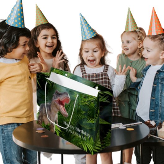 Dinosaur T Rex Kids Jurassic World Große Geschenktüte