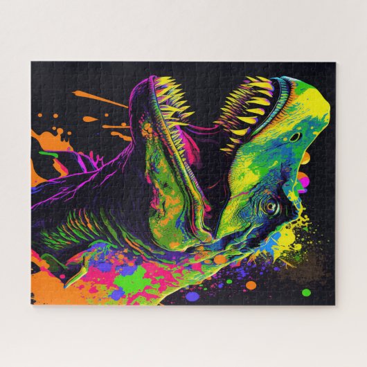 Dinosaur T Rex kids Puzzle (Horizontal)