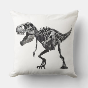 Dinosaur T Rex Knochen Kissen