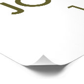 Dinosaur T-Rex Monster Truck, Poster (Ecke)