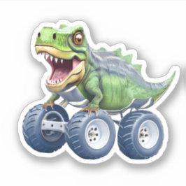 Dinosaur-t-Rex-Monsterwagen Aufkleber