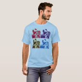 Dinosaur T-Rex Pop Art T-Shirt (Vorne ganz)