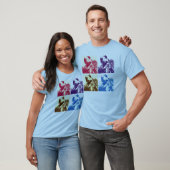 Dinosaur T-Rex Pop Art T-Shirt (Unisex)