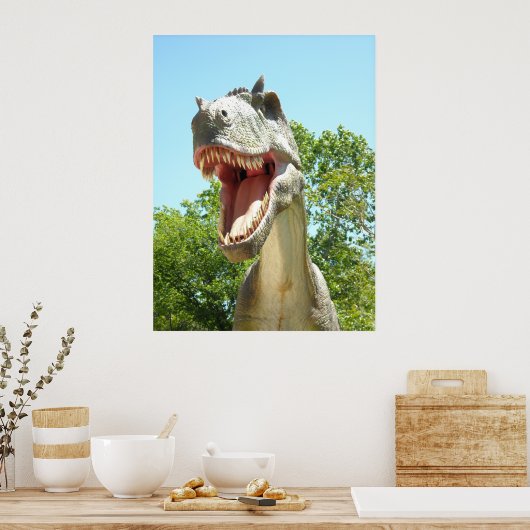 Dinosaur T-Rex Poster (Küche)