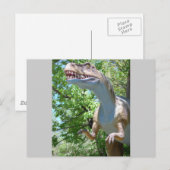 Dinosaur T-Rex Postkarte (Vorne/Hinten)