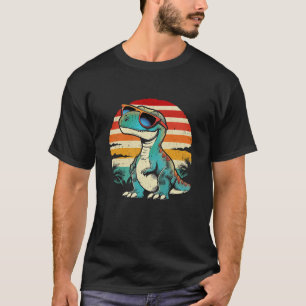 Dinosaur T-Rex Retro Novelty Männer Kinder Frauen  T-Shirt