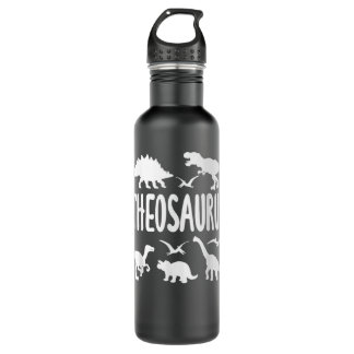Dinosaur T Rex Theo Theosaurus Boys Dino Name Edelstahlflasche