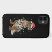 Dinosaur T-rex Tree Christmas Sweater Xmas Dino Case-Mate iPhone Hülle (Rückseite (Horizontal))