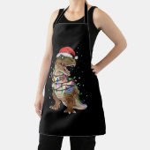 Dinosaur T-rex Tree Christmas Sweater Xmas Dino Schürze (InSitu)