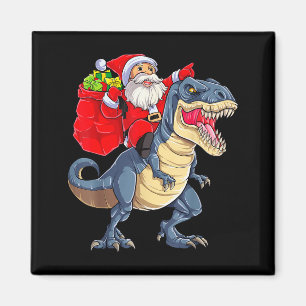 Dinosaur T Rex Weihnachten Santa Jungen Männer Mäd Magnet