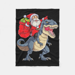 Dinosaur T Rex Weihnachtsjungs Männer Mädchen Weih Fleecedecke
