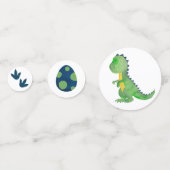 Dinosaur Table Confetti - Trex Confetti Konfetti (Vorderseiten)