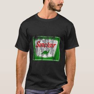 Dinosaur-Tankstelle Vintage Retro Herren Damen Und T-Shirt