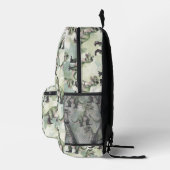 Dinosaur-Tarnung Grün-Rucksack Bedruckter Rucksack (Rechts)
