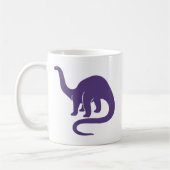 Dinosaur-Tasse - Lila Kaffeetasse (Links)