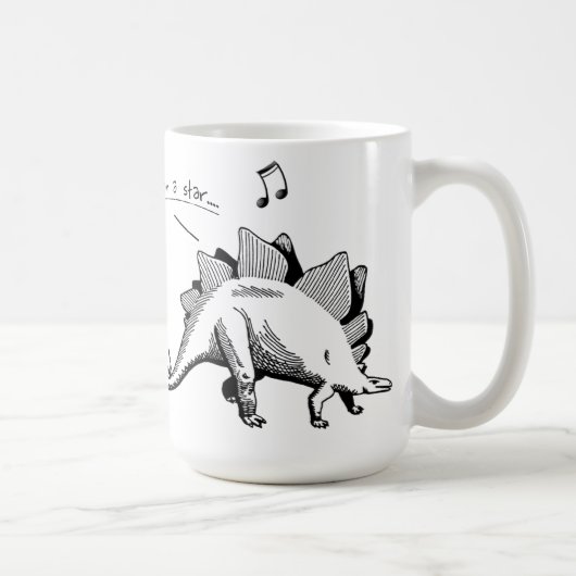 Dinosaur-Tasse singend Kaffeetasse (Rechts)