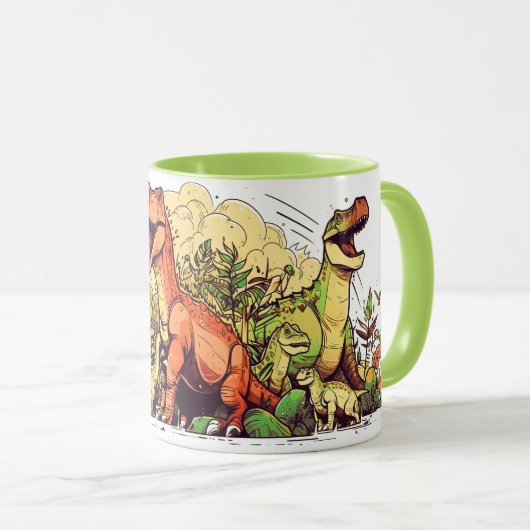 Dinosaur-Tasse Tasse (VorderseiteRechts)