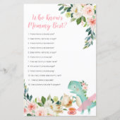 Dinosaur Tea Party, das Mommy Best kennt (Vorderseite)