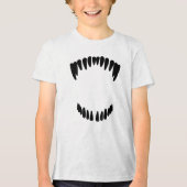 Dinosaur Teeth Tri-Blend Shirt (Vorderseite)