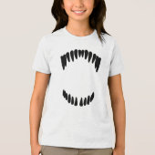 Dinosaur Teeth Tri-Blend Shirt (Vorderseite)