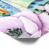 Dinosaur Thema 1. Geburtstag Poster (Ecke)