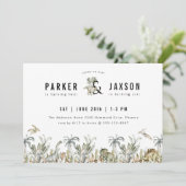 Dinosaur Thema Gemeinsame Geburtstagspartei Einladung (Stehend Vorderseite)