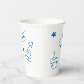 dinosaur theme birthday boy pappbecher (Rechts)