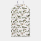 Dinosaur Theme Birthday Danke Geschenkanhänger (Rückseite)