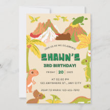 DInosaur Theme Boy Birthday Party